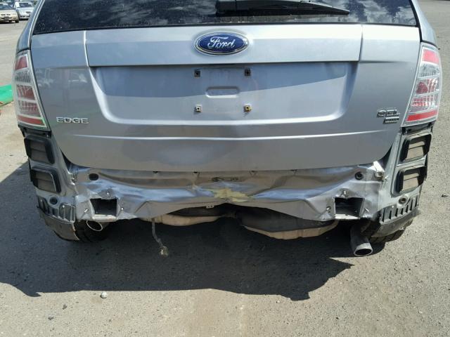 2FMDK49C67BB44639 - 2007 FORD EDGE SEL P SILVER photo 9