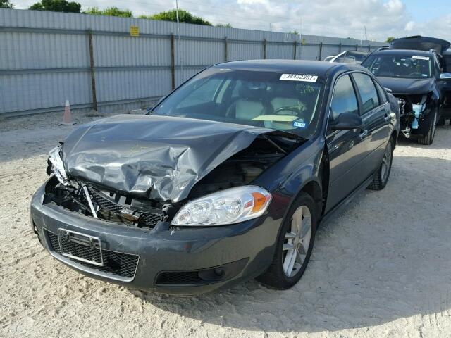 2G1WC5E30D1138481 - 2013 CHEVROLET IMPALA LTZ BLACK photo 2