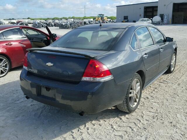 2G1WC5E30D1138481 - 2013 CHEVROLET IMPALA LTZ BLACK photo 4