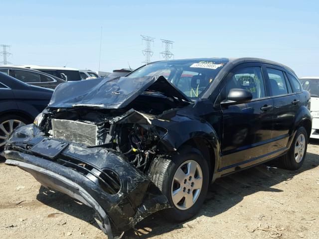 1B3HB28A99D151903 - 2009 DODGE CALIBER SE BLACK photo 2