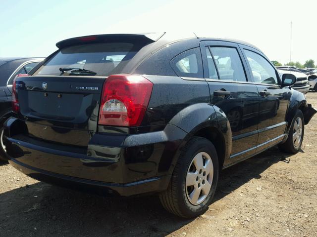 1B3HB28A99D151903 - 2009 DODGE CALIBER SE BLACK photo 4