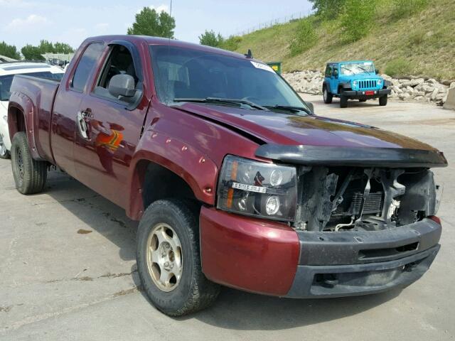 1GCEK29059Z154534 - 2009 CHEVROLET SILVERADO MAROON photo 1