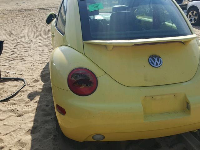 3VWDC21C41M405755 - 2001 VOLKSWAGEN NEW BEETLE ყვითელი ფოტო 9