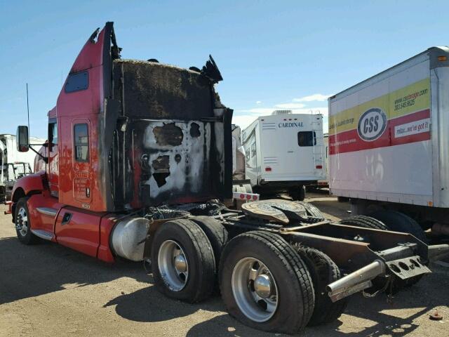 1XKAD49X1EJ410327 - 2014 KENWORTH CONSTRUCTI RED photo 3