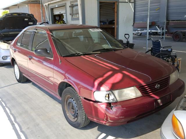 1N4AB41D7VC776113 - 1997 NISSAN SENTRA XE RED photo 1