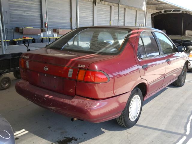 1N4AB41D7VC776113 - 1997 NISSAN SENTRA XE RED photo 4