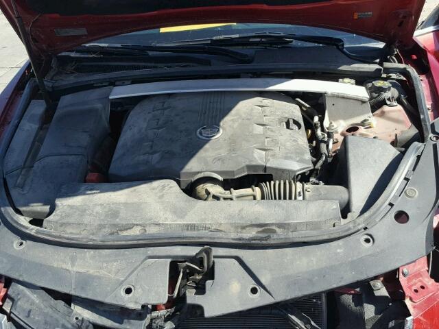 1G6DJ1E32C0152358 - 2012 CADILLAC CTS PERFOR أحمر صورة 7