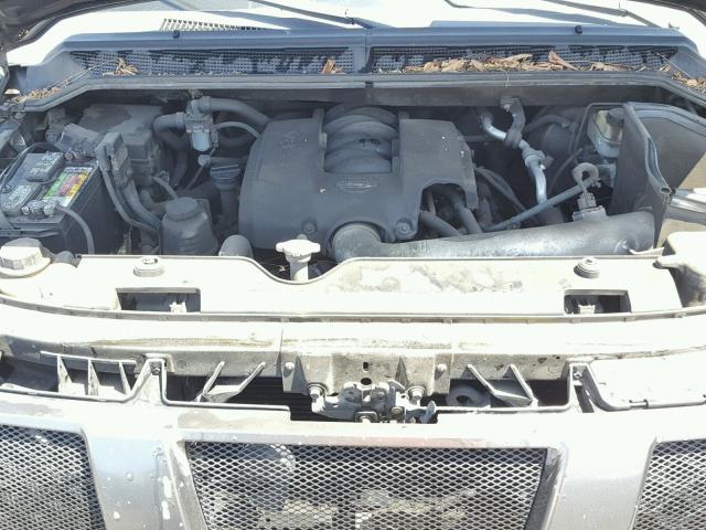 1N6AA06A55N516492 - 2005 NISSAN TITAN XE GRAY photo 7