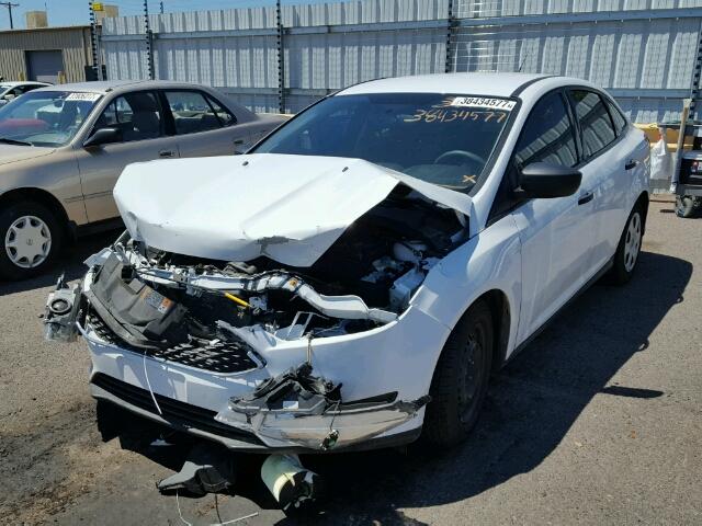 1FADP3E21FL342658 - 2015 FORD FOCUS S WHITE photo 2