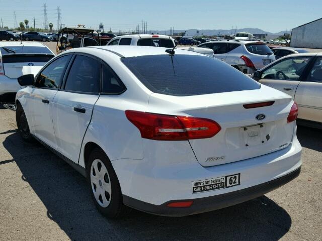 1FADP3E21FL342658 - 2015 FORD FOCUS S WHITE photo 3