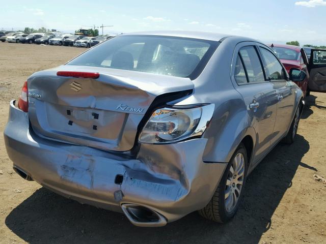 JS2RF9A38A6100905 - 2010 SUZUKI KIZASHI SE SILVER photo 4