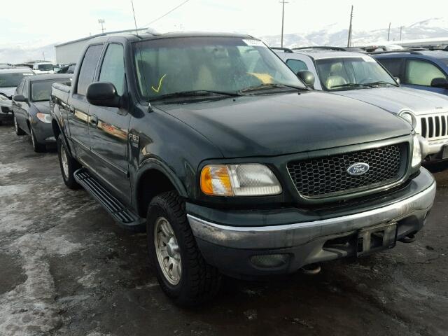 1FTRW08LX1KE48479 - 2001 FORD F150 GREEN photo 1