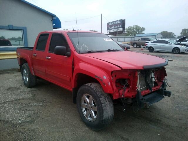 1GCHTDFE5C8133718 - 2012 CHEVROLET COLORADO L RED photo 1
