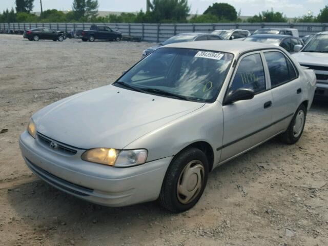 2T1BR12E6XC200720 - 1999 TOYOTA COROLLA VE SILVER photo 2