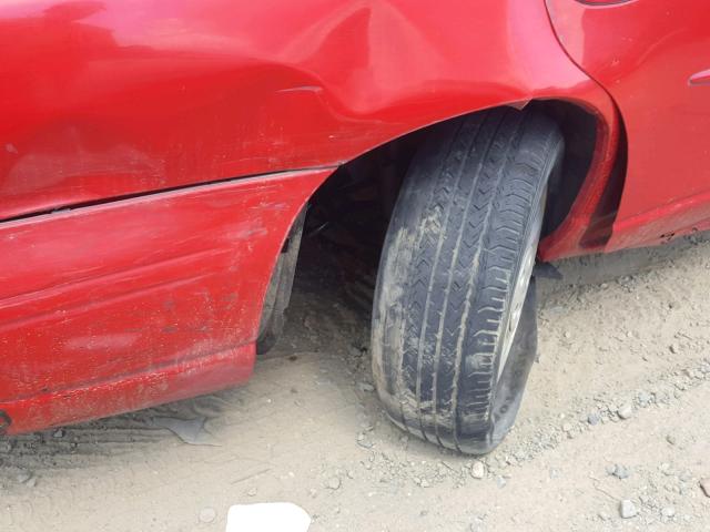 1G2WJ52M0XF293608 - 1999 PONTIAC GRAND PRIX RED photo 9
