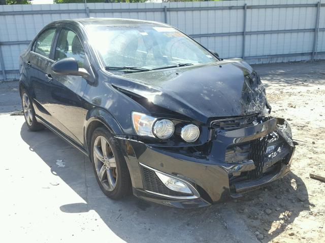 1G1JG5SB9F4164188 - 2015 CHEVROLET SONIC RS BLACK photo 1