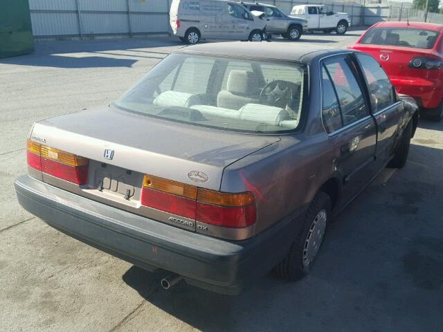 JHMCB7647LC104559 - 1990 HONDA ACCORD DX BROWN photo 4