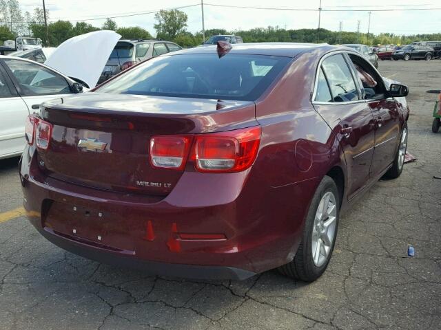 1G11C5SL7FF220685 - 2015 CHEVROLET MALIBU 1LT BURGUNDY photo 4