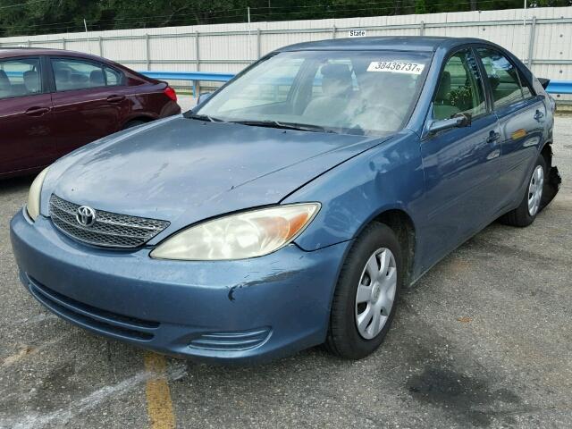 4T1BE32K93U708816 - 2003 TOYOTA CAMRY LE BLUE photo 2