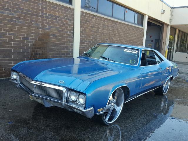 494870H931854 - 1970 BUICK RIVIERA BLUE photo 2