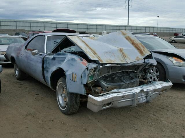 1C80Q6Z474217 - 1976 CHEVROLET EL CAMINO GRAY photo 1