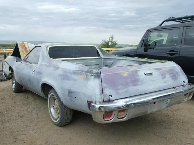 1C80Q6Z474217 - 1976 CHEVROLET EL CAMINO GRAY photo 3