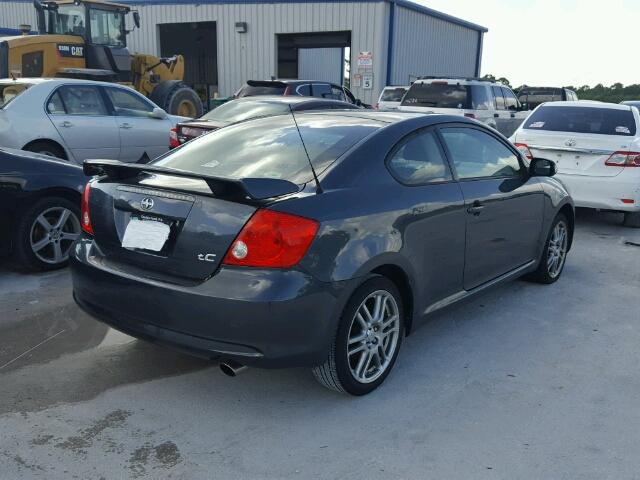JTKDE177770181273 - 2007 TOYOTA SCION TC 灰色 照片 4