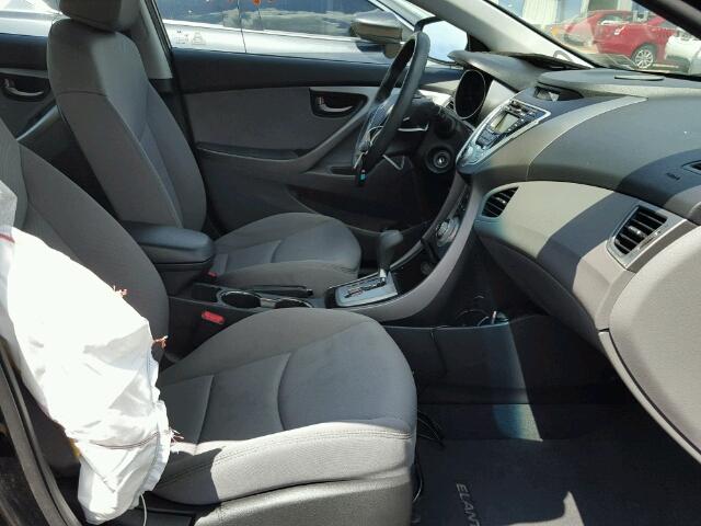 KMHDH4AE0CU288414 - 2012 HYUNDAI ELANTRA GL BLACK photo 5