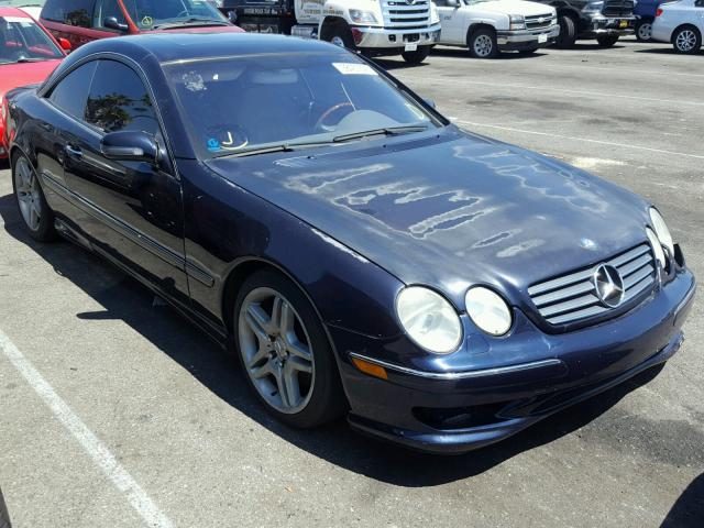 WDBPJ73J42A020305 - 2002 MERCEDES-BENZ CL 55 AMG BLUE photo 1