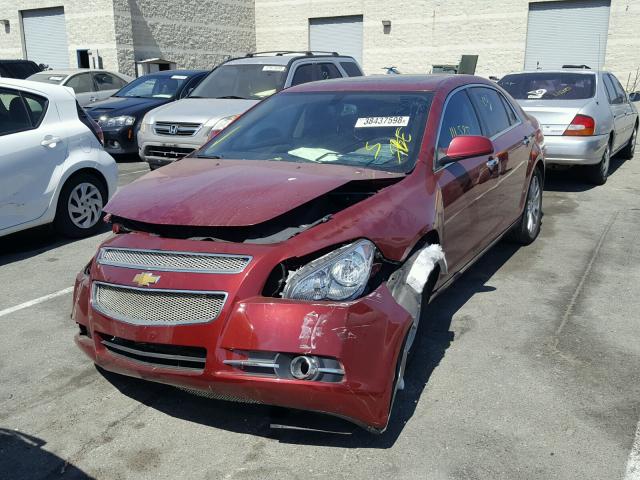 1G1ZE5E14BF142688 - 2011 CHEVROLET MALIBU LTZ 红色 照片 2