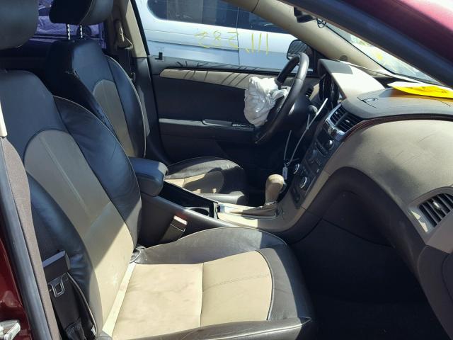 1G1ZE5E14BF142688 - 2011 CHEVROLET MALIBU LTZ 红色 照片 5