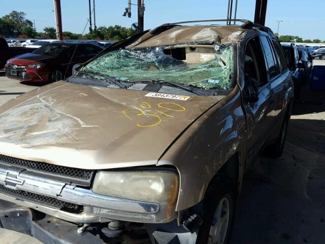 1GNDS13S842241739 - 2004 CHEVROLET TRAILBLAZE TAN photo 9