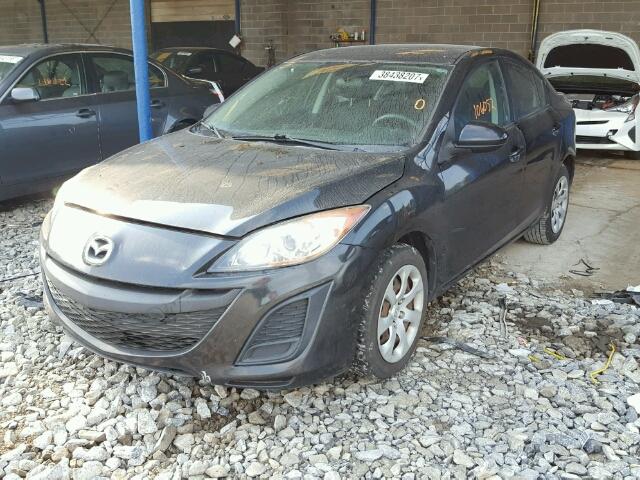 JM1BL1SFXA1320297 - 2010 MAZDA 3 I BLACK photo 2