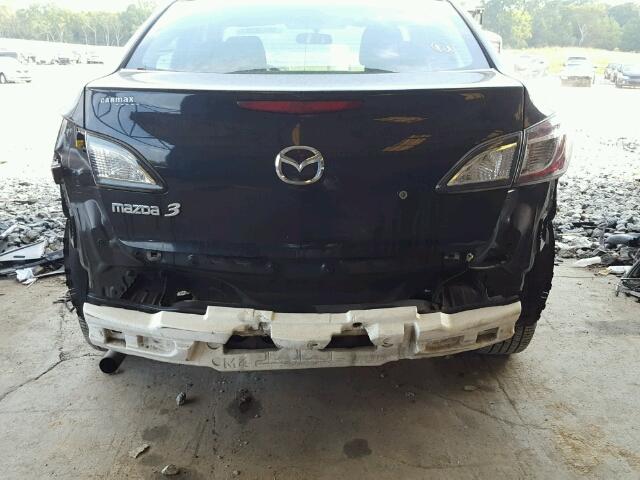 JM1BL1SFXA1320297 - 2010 MAZDA 3 I BLACK photo 9