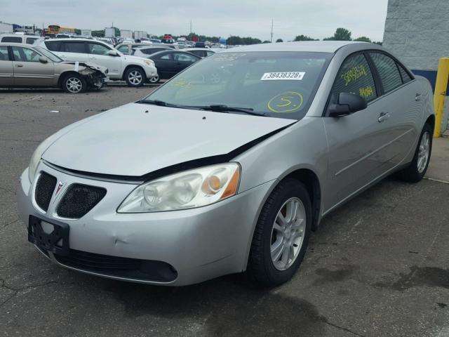 1G2ZG528554179594 - 2005 PONTIAC G6 GRAY photo 2
