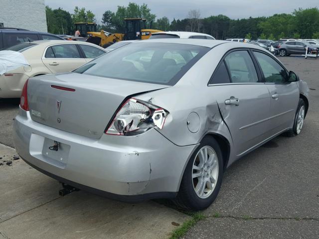 1G2ZG528554179594 - 2005 PONTIAC G6 GRAY photo 4