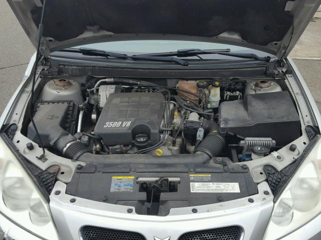 1G2ZG528554179594 - 2005 PONTIAC G6 GRAY photo 7