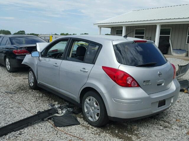 3N1BC1CP2AL405914 - 2010 NISSAN VERSA SILVER photo 3