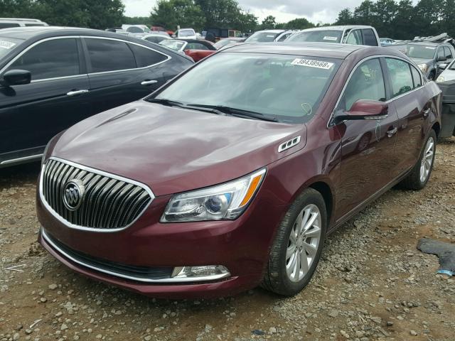 1G4GD5G34FF207072 - 2015 BUICK LACROSSE P BURGUNDY photo 2