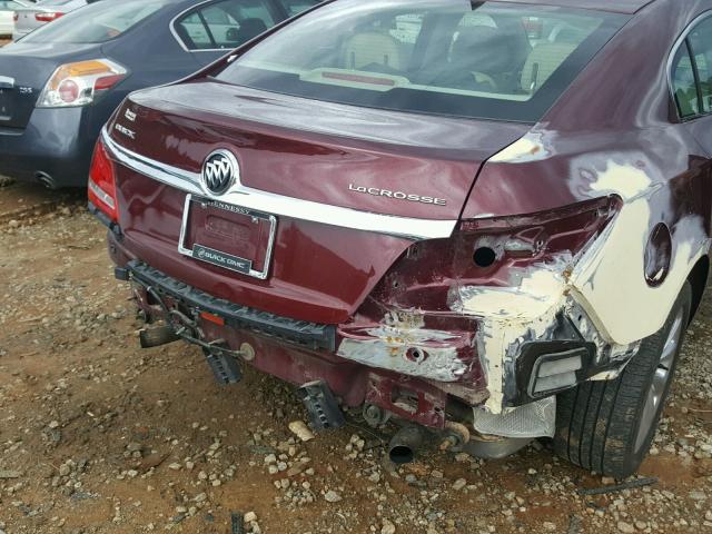 1G4GD5G34FF207072 - 2015 BUICK LACROSSE P BURGUNDY photo 9