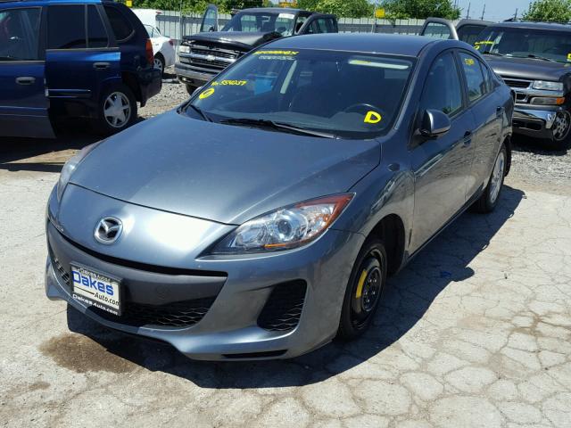 JM1BL1V71C1554237 - 2012 MAZDA 3 I BLUE photo 2