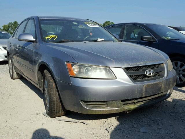 5NPET46CX7H159806 - 2007 HYUNDAI SONATA GLS GRAY photo 1