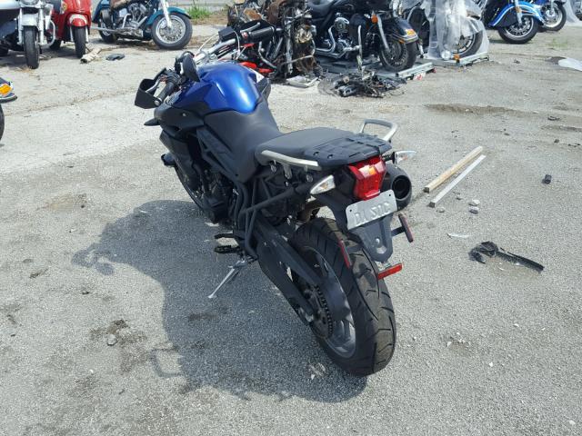 SMTE05BF1DJ567159 - 2013 TRIUMPH MOTORCYCLE TIGER 800 BLUE photo 3