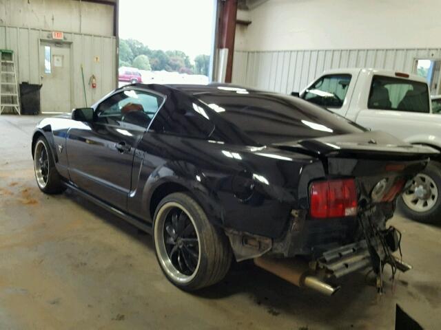 1ZVHT82H095102701 - 2009 FORD MUSTANG GT BLACK photo 3