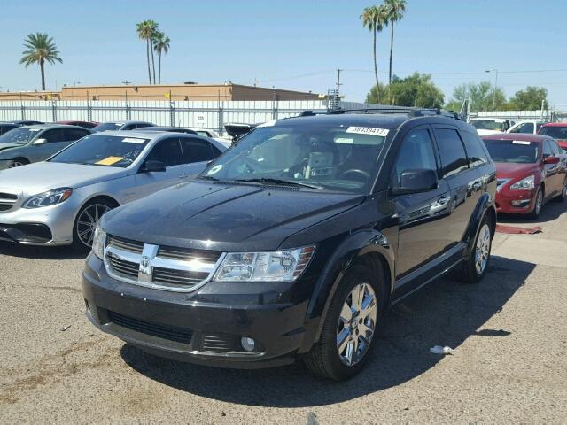 3D4GH67V29T566661 - 2009 DODGE JOURNEY R/ BLACK photo 2