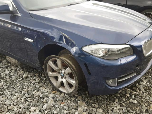 WBAFR9C58BC757416 - 2011 BMW 550 I BLUE photo 9