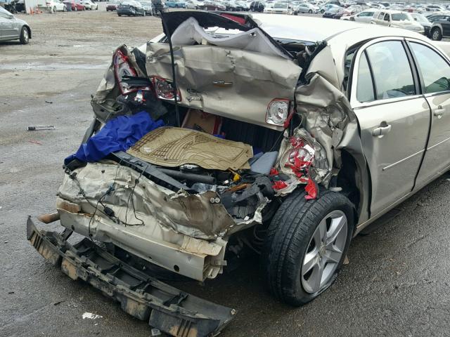 1G1ZB5E0XCF184509 - 2012 CHEVROLET MALIBU LS Bej foto 9