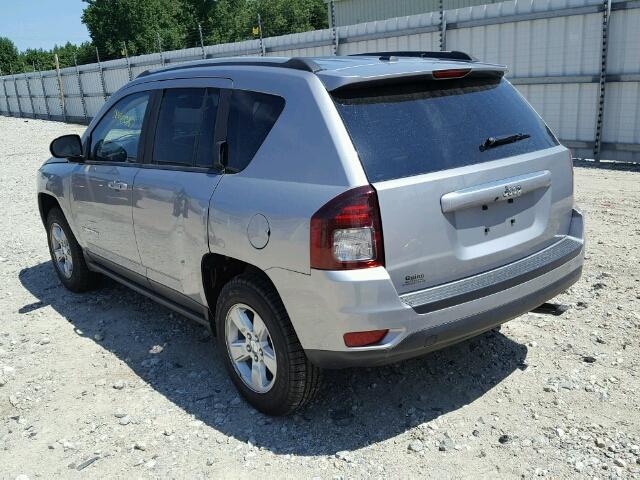 1C4NJCBA8HD131272 - 2017 JEEP COMPASS SILVER photo 3