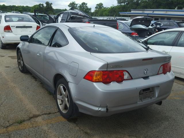 JH4DC54854S010442 - 2004 ACURA RSX SILVER photo 3