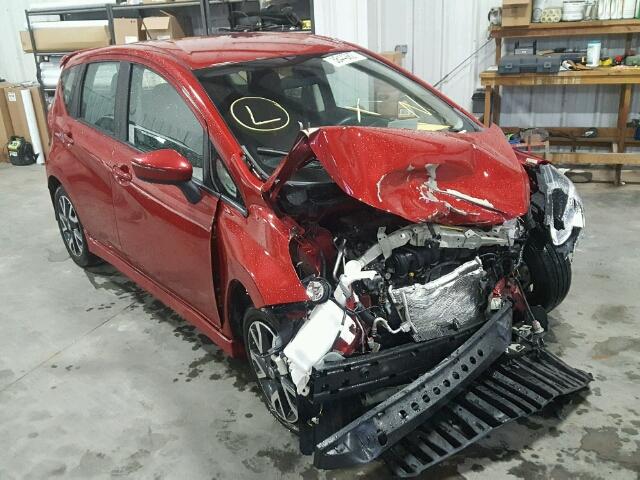 3N1CE2CP7FL364353 - 2015 NISSAN VERSA NOTE RED photo 1